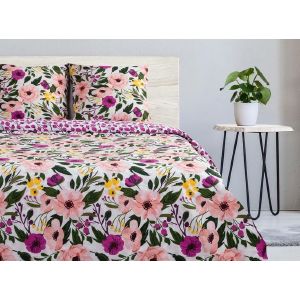 Комплект постельного белья 2 сп Этель Flowers т Поплин 125 г/м2