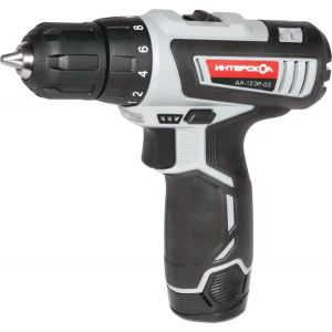 Шуруповерт аккумуляторный ИНТЕРСКОЛ 12Вт ДА-12ЭР-02 Li-ion промо уп. коробка