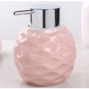 Дозатор для жидкого мыла «Нежность» розовый