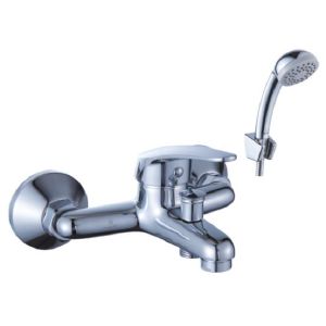 Смеситель для ванны с коротким изливом монолитный D80-330112