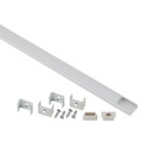 Комплект с накладным анодированныи профилем САВ262 16х6мм, 2м ЭРА