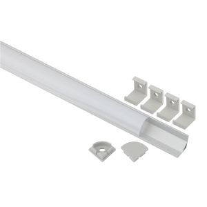 Комплект  с угловым анодированныи профилем САВ280 16х16мм, 2м ЭРА