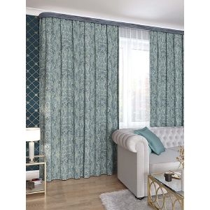 Штора портьерная Лувр 170*260 голубой