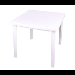 Стол пластиковый квадратный Альтернатива 800х800х740 мм Белый М2593