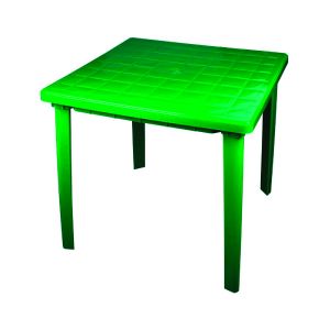 Стол пластиковый квадратный Альтернатива 800х800х740 мм Зеленый М2596