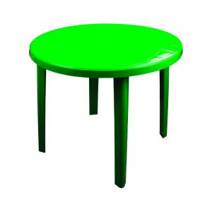 Стол пластиковый круглый Альтернатива D-90 см Зеленый М2666