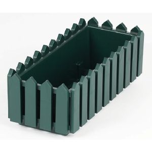 Кашпо ЛАРДО прямоугольное 160x470x192 мм белое