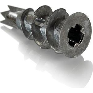 Дюбель DRIVA 14х38 мм металл,сверло,для гипсокартона с саморезом 4,5x50, в уп.4 шт