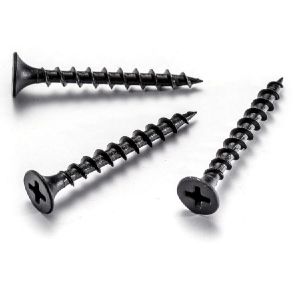 Саморез крупный шаг 3,8х64 мм Черный 11 шт