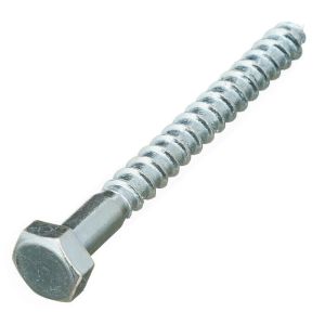 Шуруп для крепления лаг и реек 8 x 80 мм, цинк, в уп.2 шт