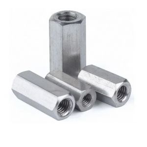 Гайка соединительная М10, цинк, в уп.2 шт