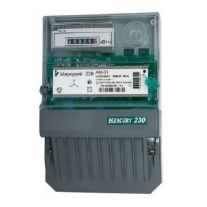 Счетчик ИНКОТЕКС МЕРКУРИЙ 230 АМ-01 5(60)А 380В однотарифный трехфазный