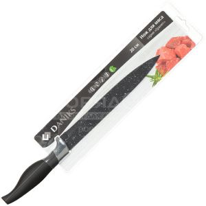 Нож кухонный стальной Daniks Гранит для мяса, 20 см  YW-A204-SL