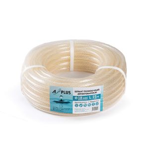 Шланг поливочный d18 мм/т.с.3,0/25 м, прозрачный армированный