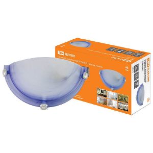 Светильник декоративный СД 1*60 Вт E27 полукруг голубой TDM