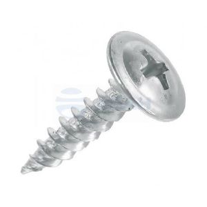 Саморез с прессшайбой 4,2 х 13 мм острый, полусфера, цинк, в уп.200 шт