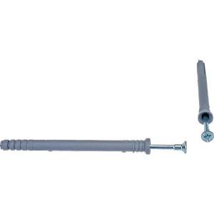 Дюбель-гвоздь 6х80 мм потайной бортик, в уп.100 шт