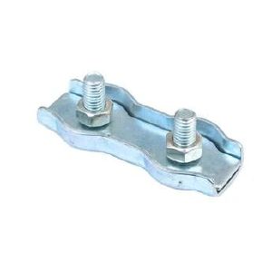 Зажим для стальных канатов двойной 5 мм цинк, в уп.1 шт