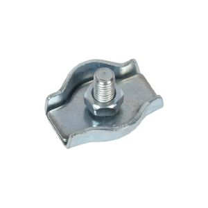 Зажим для стальных канатов одинарный 5 мм цинк, в уп.1 шт