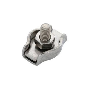 Зажим для стальных канатов одинарный 8 мм цинк, в уп.1 шт