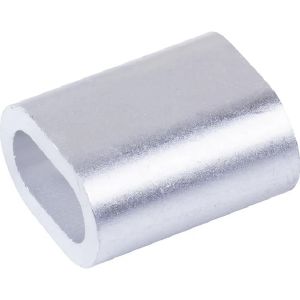 Зажим для стальных канатов 3 мм алюминиевый, в уп.4 шт