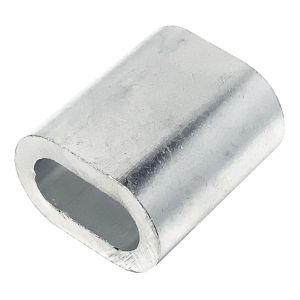 Зажим для стальных канатов 6 мм алюминиевый, в уп.2 шт