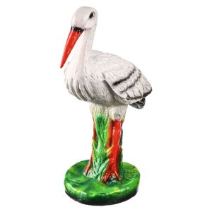 Фигура садовая гипс Аист малый 39x30 см ГАРДЕНВИЛЛ
