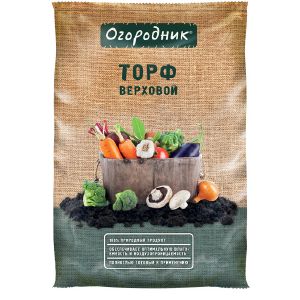 Торф Огородник 9 л верховой