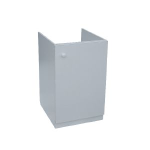 Подстолье для кухонной мойки из ДСП с полочкой 50x50 Белое