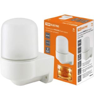 Светильник 60 Вт TDM НПБ 400-2 Белый для сауны угловой IP54 (SQ0303-0050)