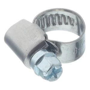 Хомут червячный, цинк W1 8-12 мм, 2 шт.