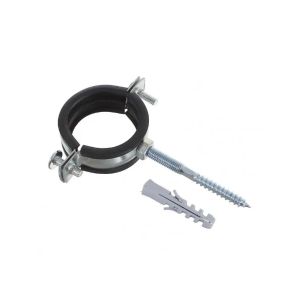 Хомут сантехнический в сборе d-75-80 мм М8 (2 1/2