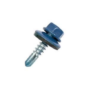 Саморез кровельный 5,5х19 мм Синий (RAL-5005) 300 шт ведро