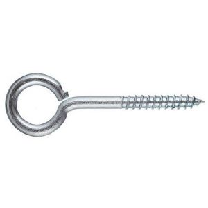 Шуруп с кольцом О-образный 8,0x60 мм, цинк, в уп.1 шт