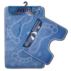Набор ковриков (2предмета) «Zalel» 55х85/90см (ворс) голубой