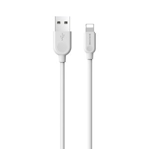 Кабель Borofone BX14 Lightning белый 3 м