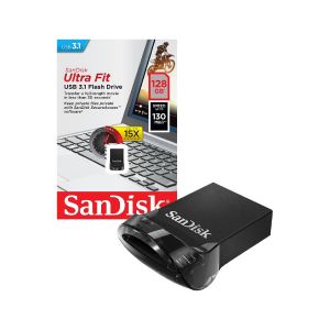 лешка SanDisk 128GB CZ430 Ultra Fit черная USB 3.1*