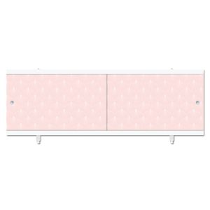 Экран для ванны МЕТАКАМ КВАРТ 1480 мм Розовый иней EV505