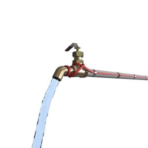 Греющий саморегулирующийся кабель на трубу 15MSR-PB 8M (8м/120Вт) REXANT