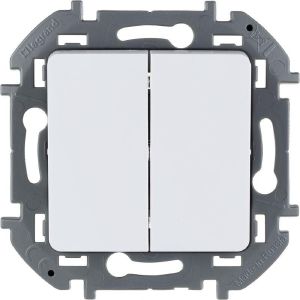 Мех. выключателя 2-кл. Inspiria 10А IP20 250В 10AX бел. Leg 673620