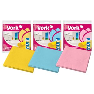 Салфетка д/уборки 35*35 см ДОМОВА 5 шт. YORK 2002