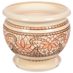 Горшок для цветов керамика 3,5 л, 20*17 см Мозаика №3
