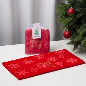 Полотенце махровое Love winter 50*50 см хлопок