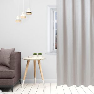 Штора портьерная Этель Блеск 290*270 серебро,100% пэ,на люверсах