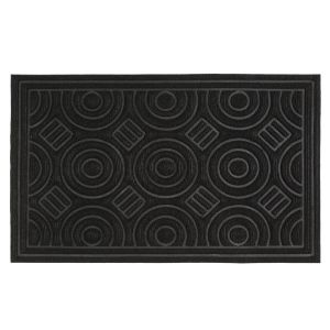 Коврик полипропиленовый 40x60 см, черный, SUNSTEP