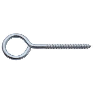 Шуруп с кольцом белый цинк 4 х 65 мм 2 шт уп