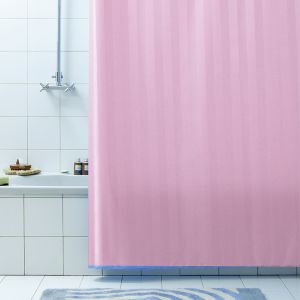 Штора для ванной 180х200 см Rigone розовая