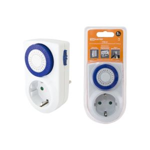 Таймер розеточный механич.суточный ТРМ-01-30мин/24ч-16А TDM