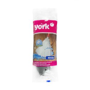 Насадка для швабры МОП синтетика МИДИ белая York 7803
