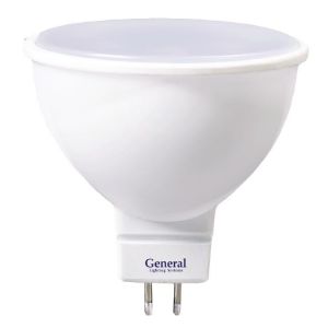 Лампа светодиодная General GLDEN-MR16-10-230-GU5.3-3000 (686200)